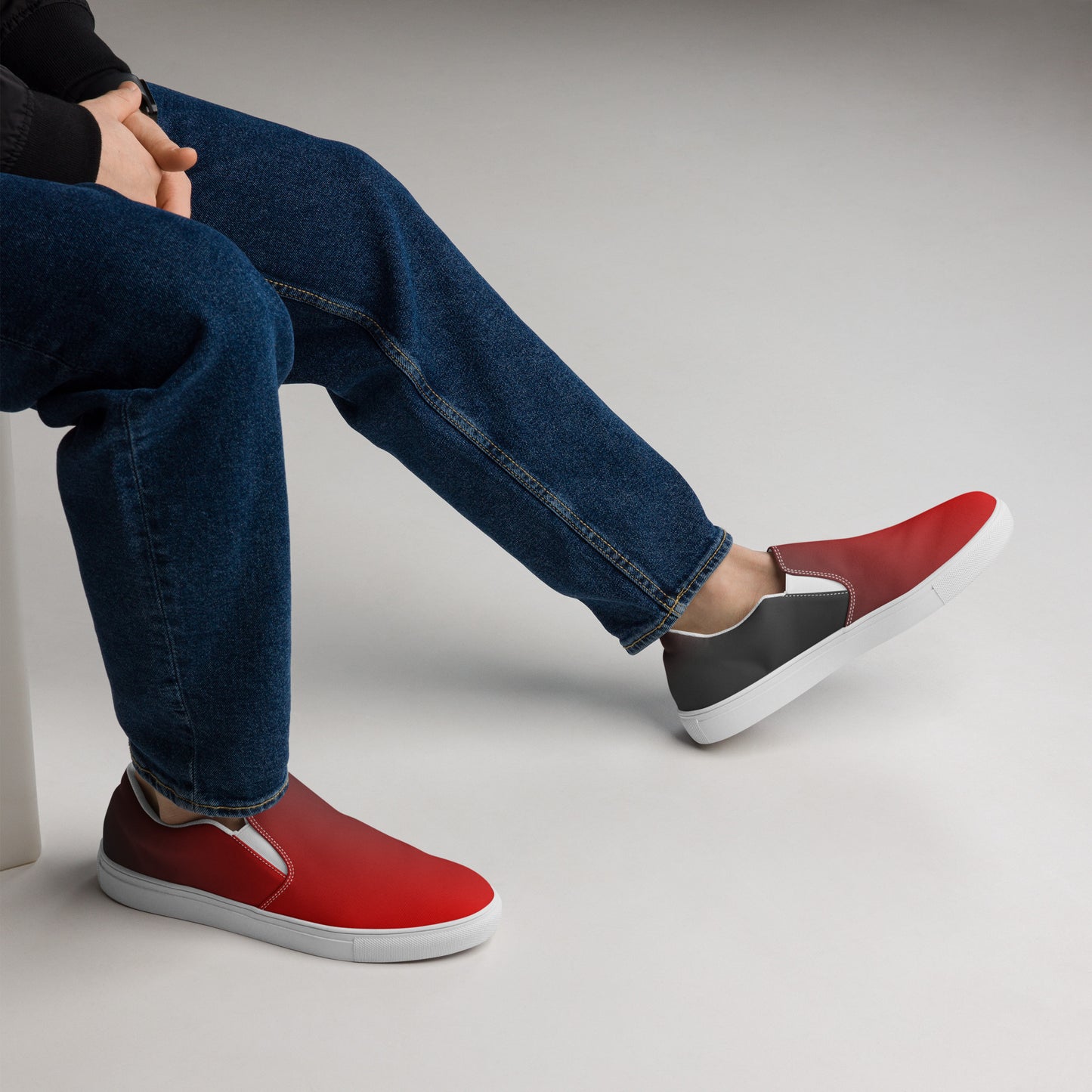 Gradient Men’s slip-on canvas shoes