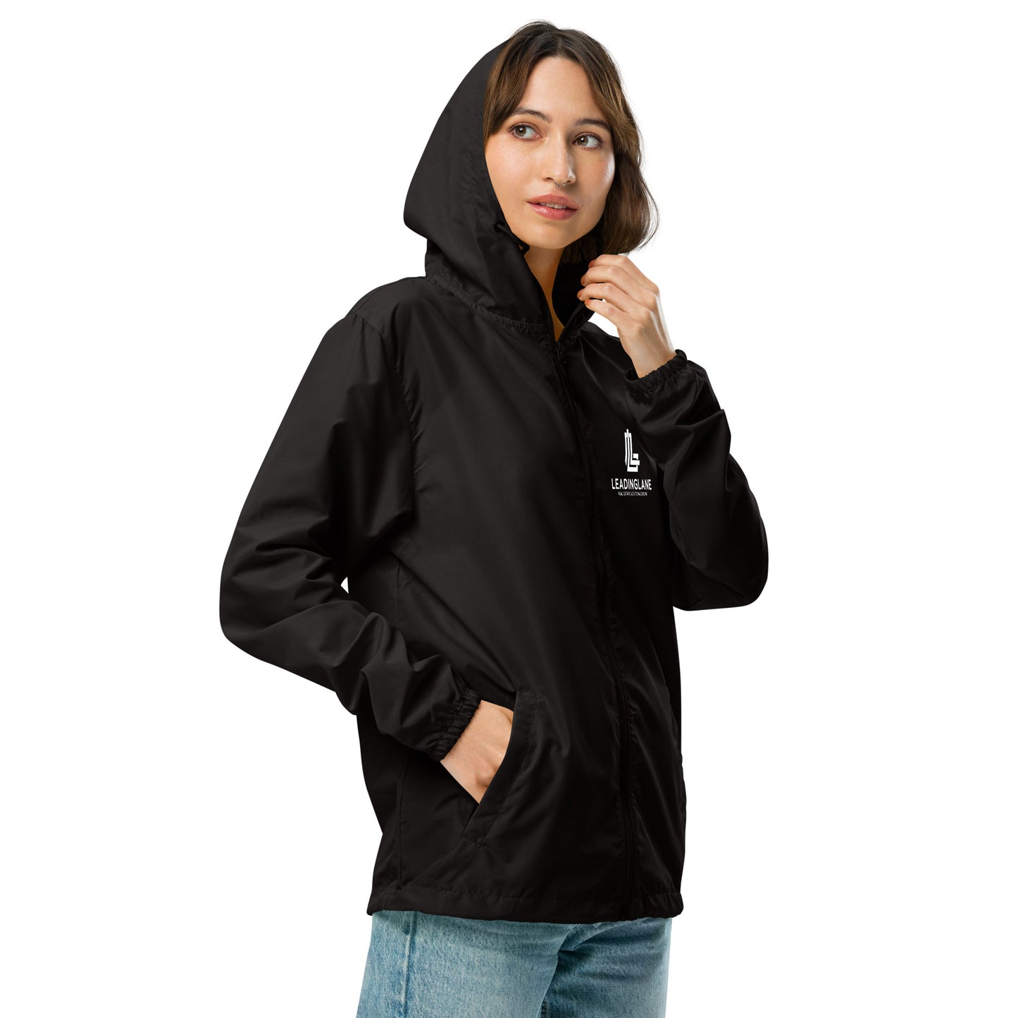 LeadingLane Unisex lightweight zip up windbreaker