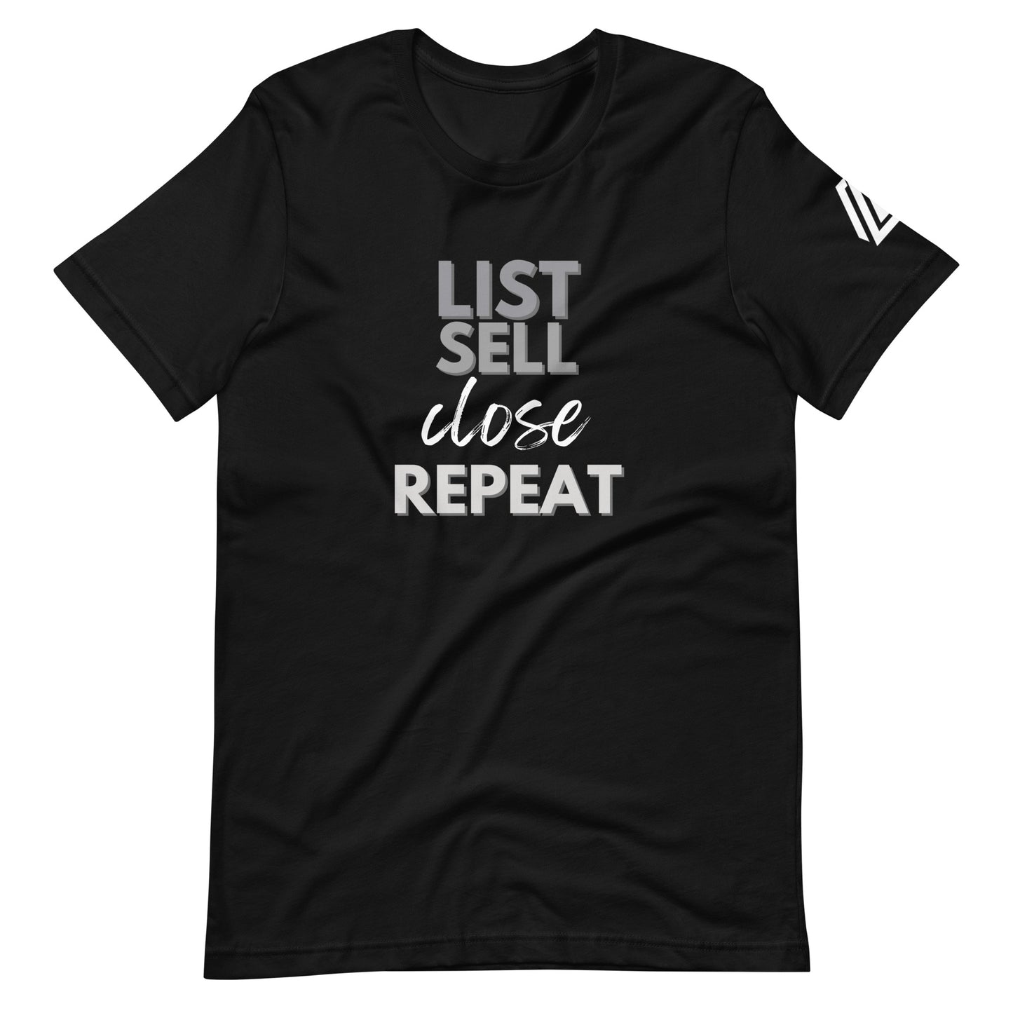 List Sell Close Unisex t-shirt