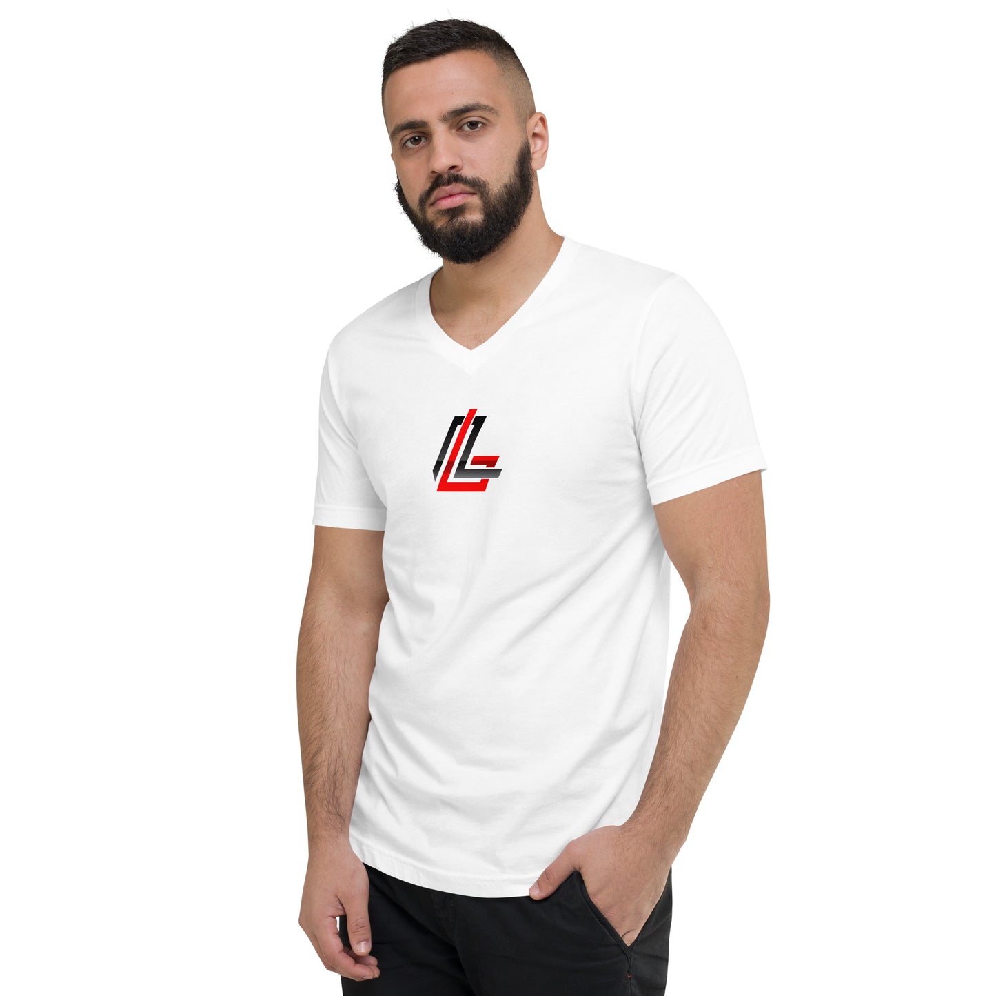 LeadingLane Unisex Short Sleeve V-Neck T-Shirt