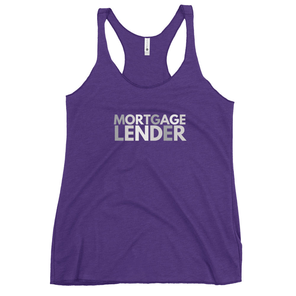 Mortgage Lender Women's Racerback Tank