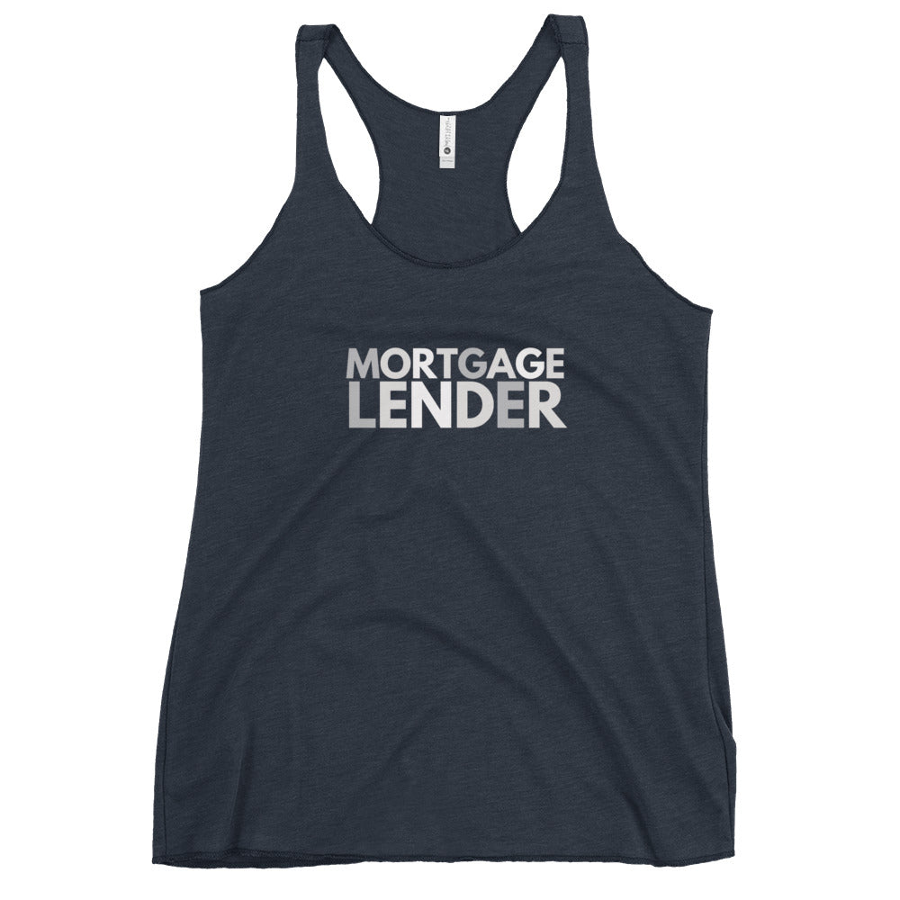 Mortgage Lender Women's Racerback Tank