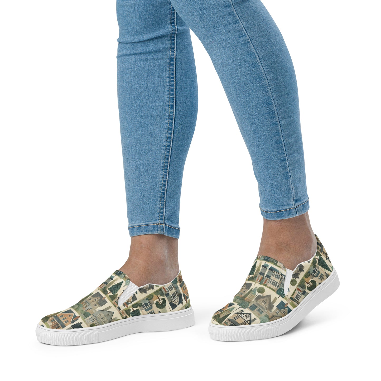 Neighborhood House Women’s slip-on canvas shoes